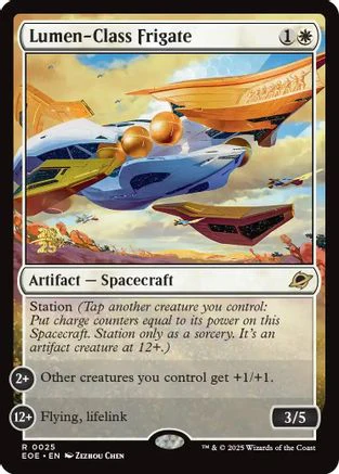Lumen-Class Frigate  [Foil]  (PRE-025) - [Prerelease Cards]