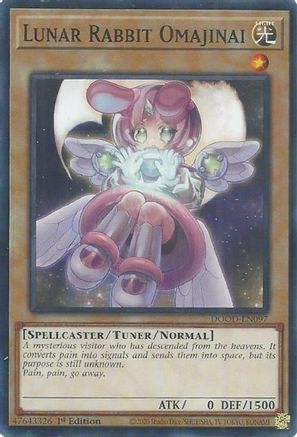 Lunar Rabbit Omajinai [DOOD-EN097] - Doom of Dimensions 1st Edition - Common / Short Print