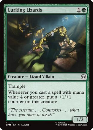 Lurking Lizards  [Foil]  (SPM-107) - [Marvel's Spider-Man]