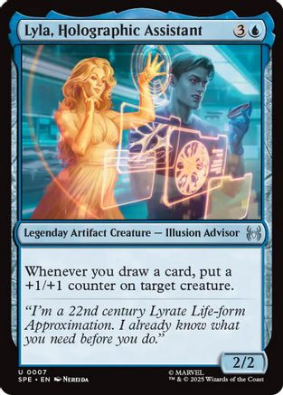 Lyla, Holographic Assistant  (SPE, MAR-007) - [Marvel's Spider-Man: Eternal-Legal]