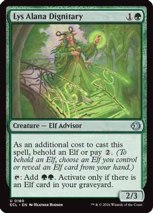 Lys Alana Dignitary  (ECL-180) - [Lorwyn Eclipsed]