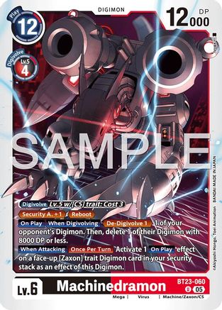 Machinedramon (BT23-060) - [Hackers' Slumber]