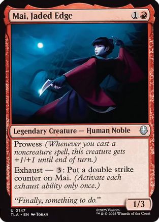 Mai, Jaded Edge  [Foil]  (TLA-147) - [Avatar: The Last Airbender]