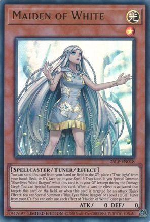 Maiden of White [25LP-EN018] - Limited Pack World Championship 2025 Limited - Ultra Rare