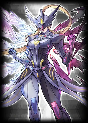 Manamoon Angel of Duality Holographic Sleeves (70 CT Standard) (Limit 1 Per Person)