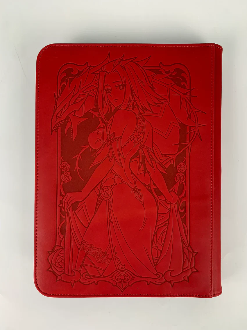 Manamoon Blackrose Gown Limited Authentic Leather 9-Pocket Trading Card Binder (Limit 1 Per Person) - Image 2