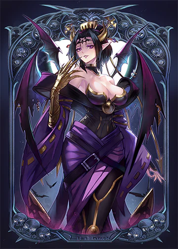 Manamoon Demon Lord Lilith Sleeves (70 CT Standard) (Limit 1 Per Person)