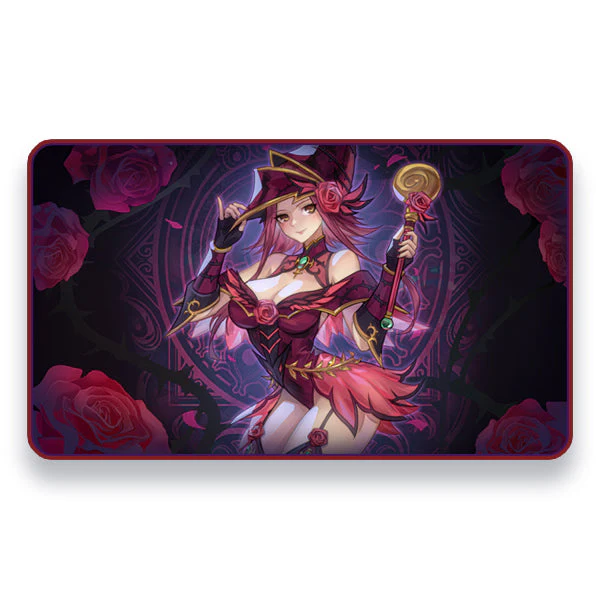 Manamoon Rose Magician 1-Player Deluxe Rubber Playmat (Limit 1 Per Person)
