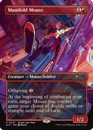 Manifold Mouse  [Foil]  (SLP-047) - [Secret Lair Showdown]