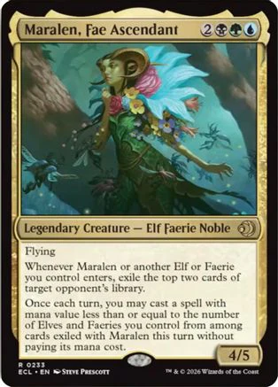 Maralen, Fae Ascendant  (ECL-233) - [Lorwyn Eclipsed]