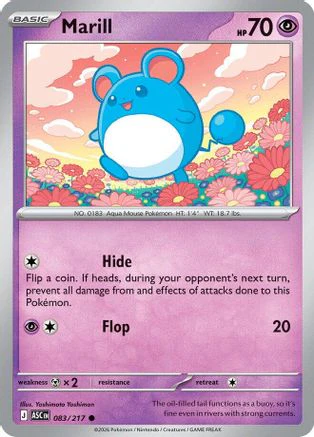 Marill - (083/217) Reverse Holofoil [ME Ascended Heroes]