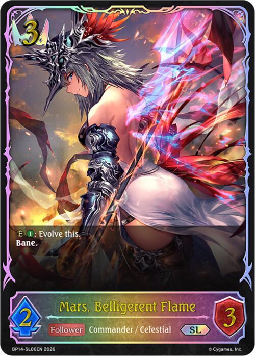 Mars, Belligerent Flame (SL) - BP14: Banquet of Dreams (BP14-SL06EN)