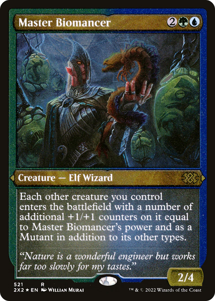 Master Biomancer (Foil Etched)  [Foil]  (2X2-521) - [Double Masters 2022]