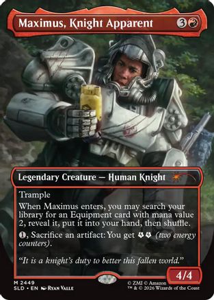 Maximus, Knight Apparent  (SLD-2449) - [Secret Lair Drop Series]