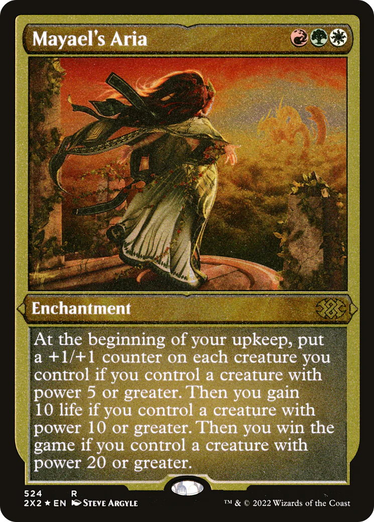 Mayael's Aria (Foil Etched)  [Foil]  (2X2-524) - [Double Masters 2022]