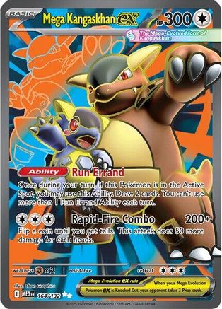 Mega Kangaskhan ex - (164/132) Holofoil [ME01 Mega Evolution]