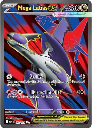 Mega Latias ex - (163/132) Holofoil [ME01 Mega Evolution]