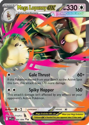 Mega Lopunny ex - (084/094) Holofoil [ME02 Phantasmal Flames]