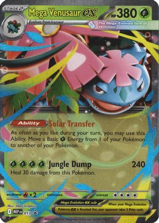 Mega Venusaur ex - (013) Holofoil [ME Mega Evolution Promo]