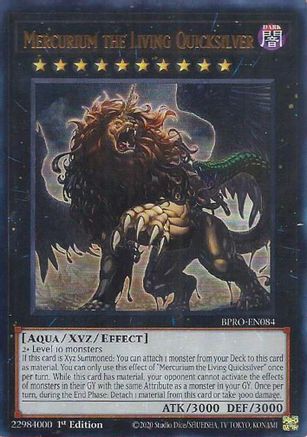 Mercurium the Living Quicksilver [BPRO-EN084] - Burst Protocol 1st Edition - Ultra Rare