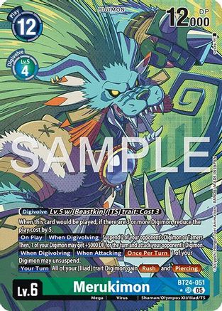 Merukimon (Alternate Art) (BT24-051) - [Time Stranger] Foil