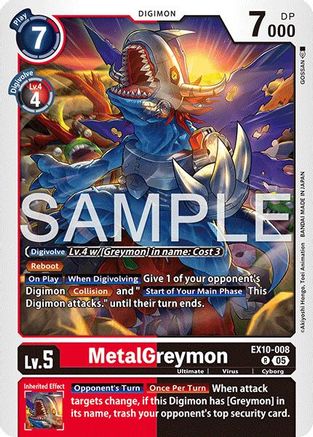 MetalGreymon (EX10-008) - [Sinister Order] Foil