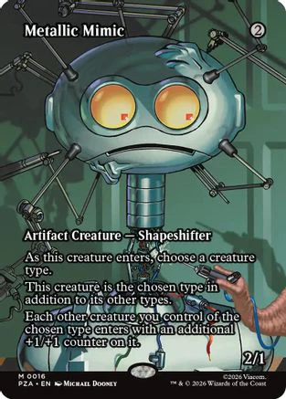 Metallic Mimic (Borderless)  [Foil]  (PZA-016) - [Teenage Mutant Ninja Turtles Eternal-Legal]