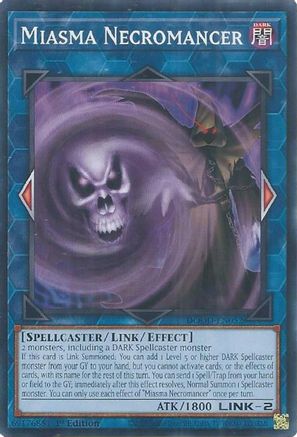 Miasma Necromancer [DOOD-EN052] - Doom of Dimensions 1st Edition - Common / Short Print