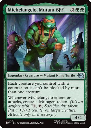 Michelangelo, Mutant BFF  (TMT-120) - [Teenage Mutant Ninja Turtles]
