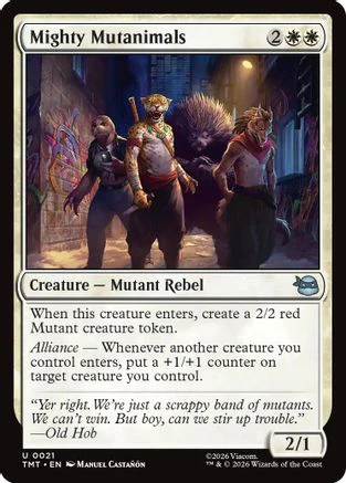 Mighty Mutanimals  (TMT-021) - [Teenage Mutant Ninja Turtles]