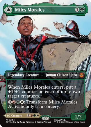 Miles Morales (0234) (Borderless)  [Foil]  (SPM-234) - [Marvel's Spider-Man]