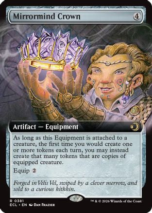Mirrormind Crown (Extended Art)  [Foil]  (ECL-381) - [Lorwyn Eclipsed]