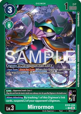 Mirrormon (Limited Foil) (EX10-016) - [Sinister Order] Foil