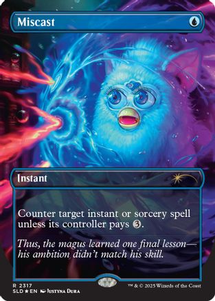 Miscast (Rainbow Foil)  [Foil]  (SLD-2317) - [Secret Lair Drop Series]