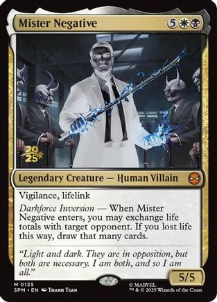 Mister Negative  [Foil]  (PRE-135) - [Prerelease Cards]