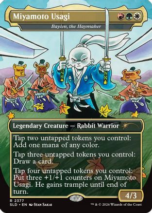 Miyamoto Usagi - Baylen, the Haymaker  (SLD-2377) - [Secret Lair Drop Series]