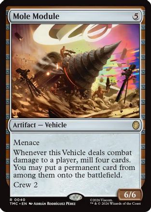 Mole Module  [Foil]  (TMC-040) - [Commander: Teenage Mutant Ninja Turtles]