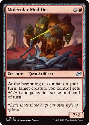 Molecular Modifier  [Foil]  (EOE-146) - [Edge of Eternities]