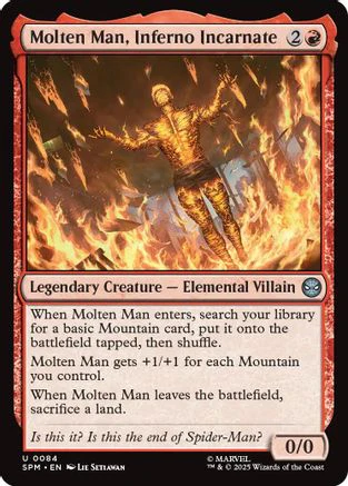 Molten Man, Inferno Incarnate  [Foil]  (SPM-084) - [Marvel's Spider-Man]
