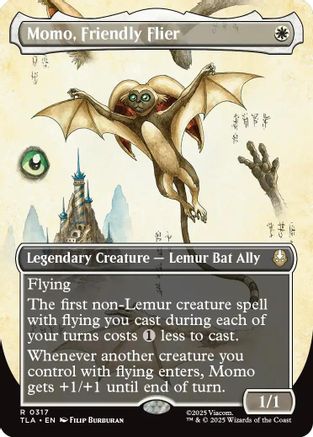 Momo, Friendly Flier (Borderless)  (TLA-317) - [Avatar: The Last Airbender]