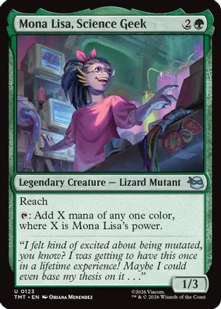 Mona Lisa, Science Geek  (TMT-123) - [Teenage Mutant Ninja Turtles]