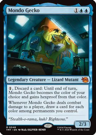 Mondo Gecko  [Foil]  (TMT-046) - [Teenage Mutant Ninja Turtles]