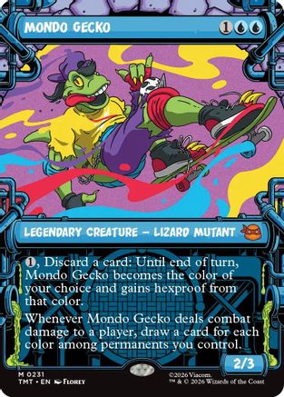 Mondo Gecko (Showcase)  (TMT-231) - [Teenage Mutant Ninja Turtles]
