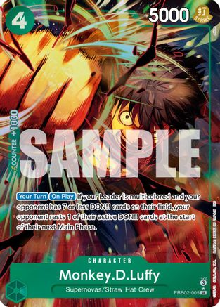 Monkey.D.Luffy (Alternate Art) (PRB02-005) - [Premium Booster -The Best- Vol. 2] Foil
