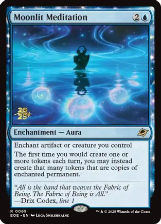 Moonlit Meditation  [Foil]  (PRE-069) - [Prerelease Cards]