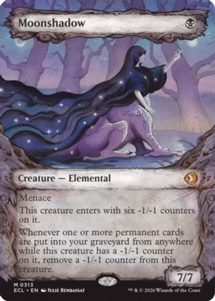 Moonshadow (Showcase)  [Foil]  (ECL-313) - [Lorwyn Eclipsed]