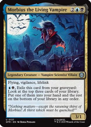 Morbius the Living Vampire  [Foil]  (SPM-137) - [Marvel's Spider-Man]