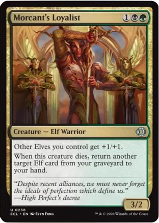 Morcant's Loyalist  [Foil]  (ECL-236) - [Lorwyn Eclipsed]