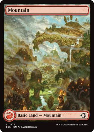 Mountain (0277)  [Foil]  (ECL-277) - [Lorwyn Eclipsed]