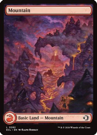 Mountain (0282)  [Foil]  (ECL-282) - [Lorwyn Eclipsed]